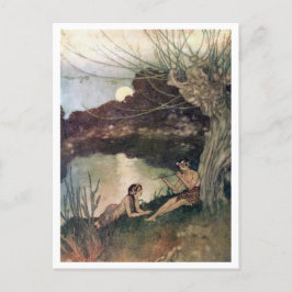 Postal Ilustracion de época Edmund Dulac Tempest