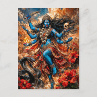 Postal Ilustración de fantasía de Kali Ma
