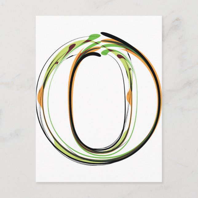 Postal Ilustracion de fuentes orgánicas (Anverso)