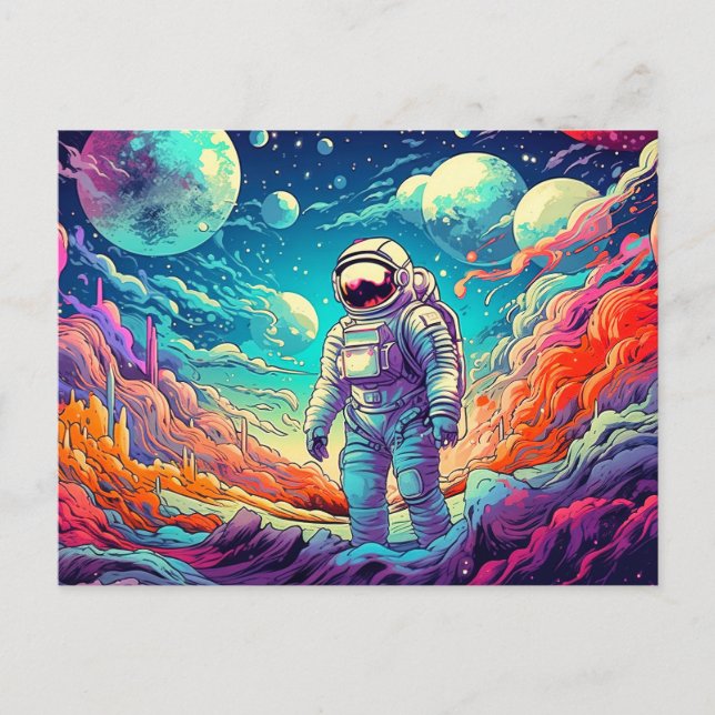 Postal Ilustración de Into The Unknown (Anverso)