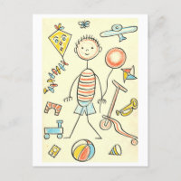 Ilustracion de juguetes para niños