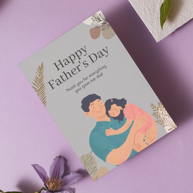 Postal Ilustracion de la Corona Gris Ártica Feliz Día del (Subido por el creador)