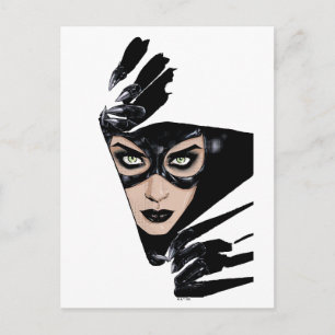 Postal Ilustración de la portada de Catwoman: Las garras