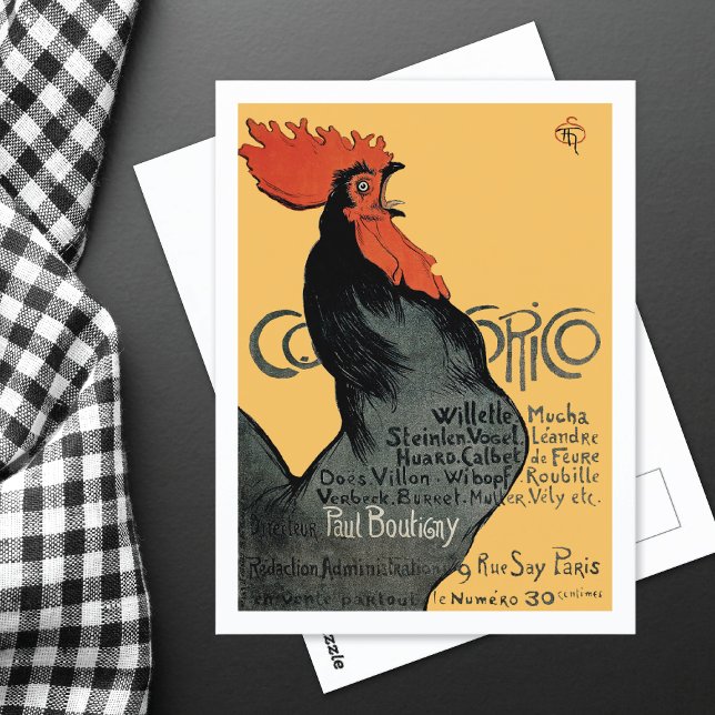 Postal Ilustracion de la revista Cocorico Theophile Stein (Subido por el creador)