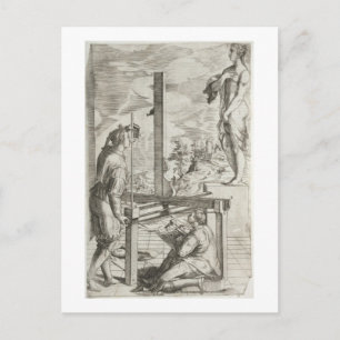 Postal Ilustracion de "Las dos reglas del prac" de Vignol
