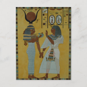 Postal Ilustracion de las tumbas del valle