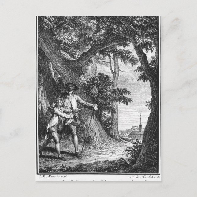 Postal Ilustracion de L'Emile (Anverso)