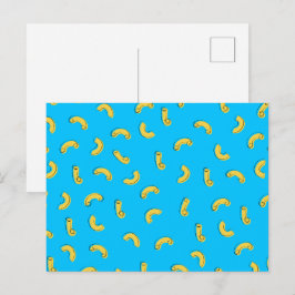 Postal Ilustración de Macarrones con Queso