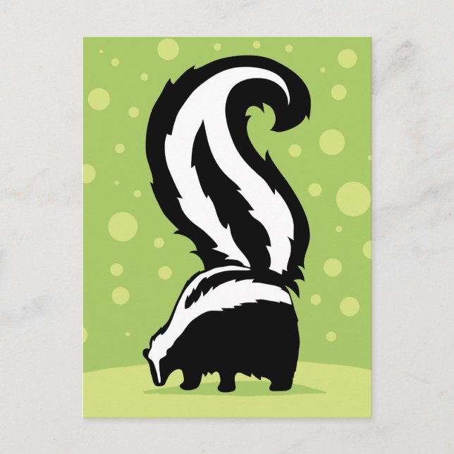 Postal Ilustracion De Maletero Negrita Con Puntos Verdes (Anverso)