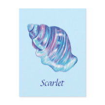 Ilustracion de mariscos de arcoiris personalizado