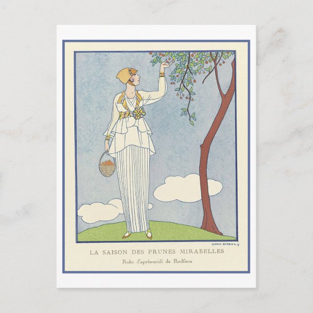Postal Ilustracion de moda Redfern de 1914 (Anverso)
