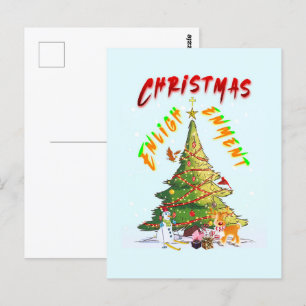 Postal Ilustración de navidades