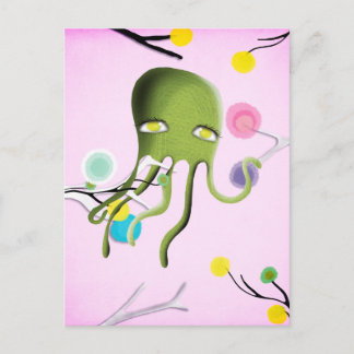Postal Ilustracion de Niños Rupydetequila 2014