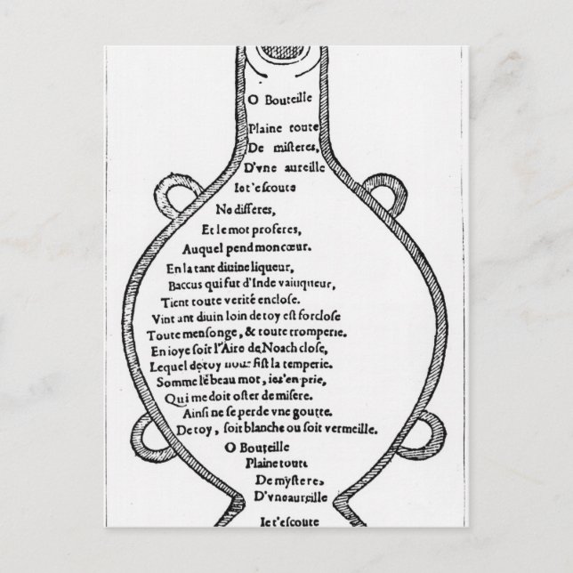 Postal Ilustracion de 'Pantagruel' (Anverso)