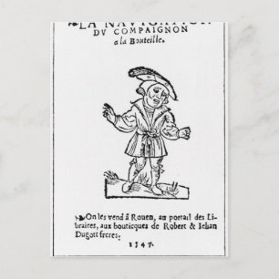 Postal Ilustracion de 'Pantagruel'