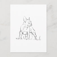 Ilustración de perro Bulldog Francés - Mamá perrun