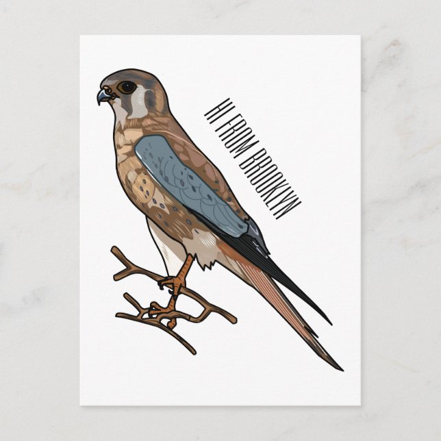 Postal Ilustracion de personalizado de aves de corral de  (Anverso)