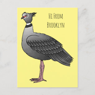 Postal Ilustracion de personalizado de pájaro silvestre d