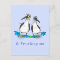 Ilustracion de personalizado de pezuñas azules div