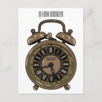 Ilustracion de personalizado de reloj de alarma
