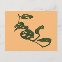 Ilustración de planta de queso Monstera Adanosii v