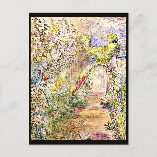 Postal Ilustracion de Postcard-Vintage-Beatrix Potter 3 (Anverso)