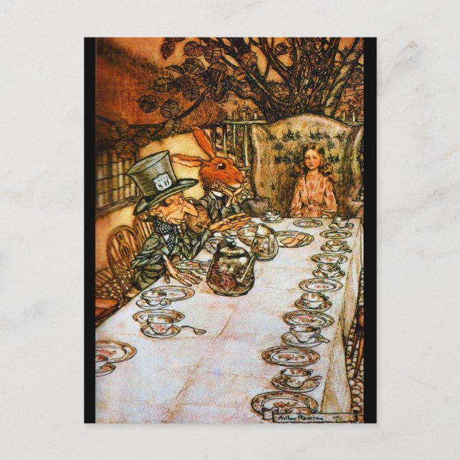 Postal Ilustracion de Postcard-Vintage-Rackham 7 (Anverso)