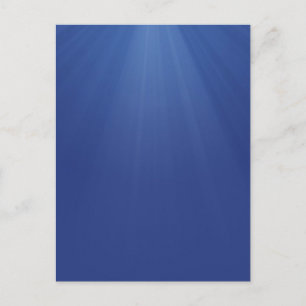 Postal Ilustracion De Rayos Azules