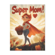 Ilustracion de supermamá