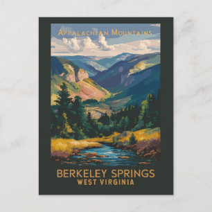 Postal Ilustración de Viajes de Arte Antiguo de Berkeley