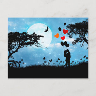 Postal Ilustracion del amor
