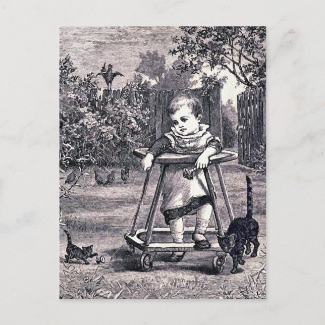 Postal ilustracion del libro de cosecha "Baby" (Anverso)