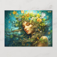 Ilustración del signo zodiacal Virgo