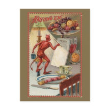 Ilustración divertida de Halloween vintage