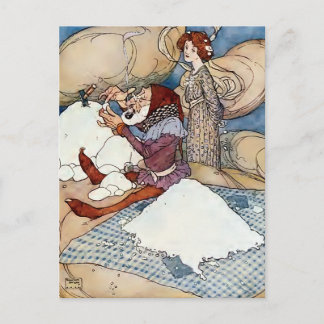 Postal "Ilustracion Edmund Dulac"
