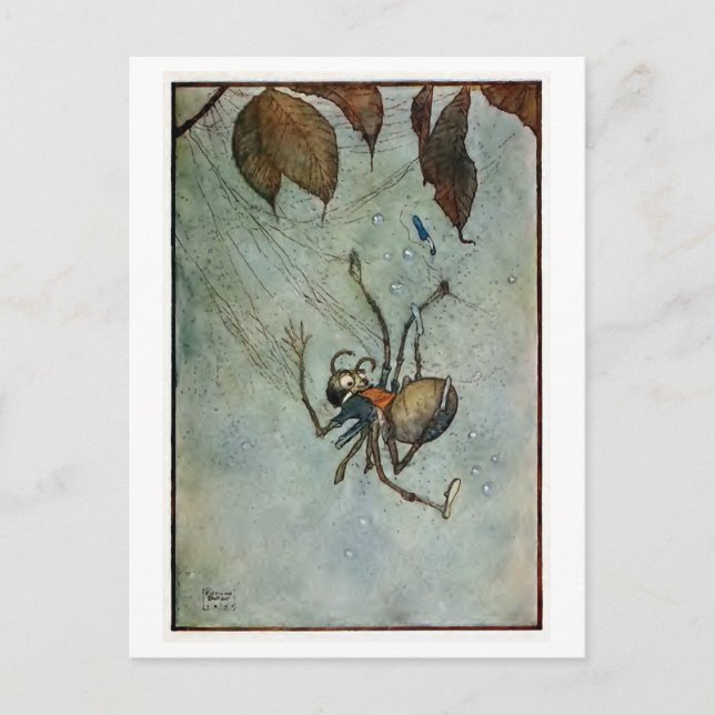 Postal ilustracion "Edmund Dulac" (Anverso)