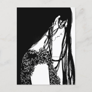 Postal Ilustracion femenino parte 1