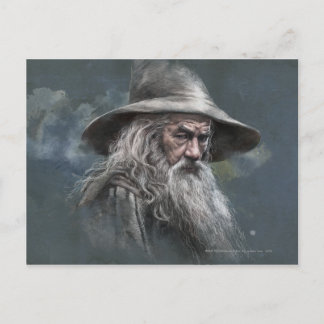 Postal Ilustracion Gandalf