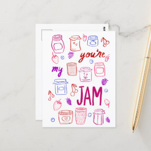 Postal ILUSTRACION JAM Cute Jars