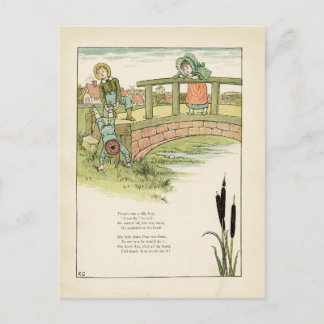 Postal Ilustracion Kate Greenaway Childrens