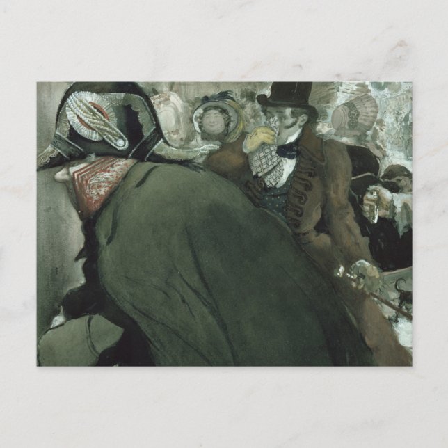 Postal Ilustracion para la nariz de Nikolai Gogol (Anverso)