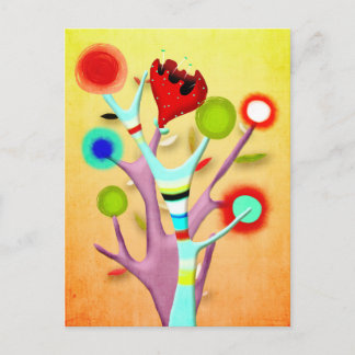 Postal Ilustracion para niños Rupydetequila