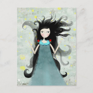 Postal Ilustracion para niños Rupydetequila
