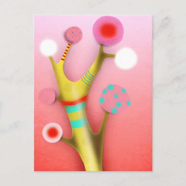 Postal Ilustracion para niños Rupydetequila (Anverso)