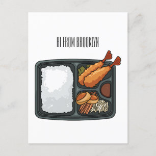 Postal Ilustracion personalizado Bento