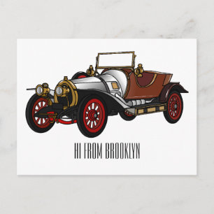 Postal Ilustracion personalizado clásico de 1920