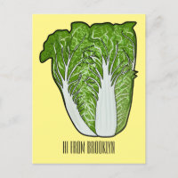 Ilustracion personalizado de col chino