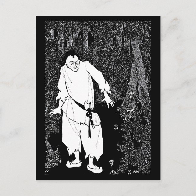 Postal Ilustracion Postcard-Vintage-Aubrey Beardsley 28 (Anverso)