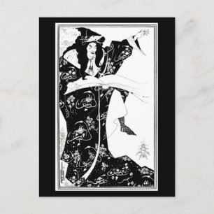 Postal Ilustracion Postcard-Vintage-Aubrey Beardsley 7
