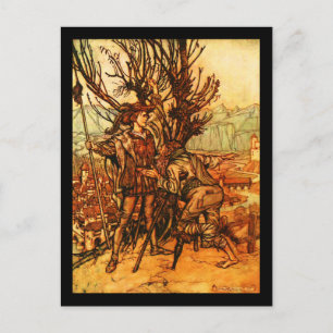Postal Ilustracion postcard-vintage-Rackham 16